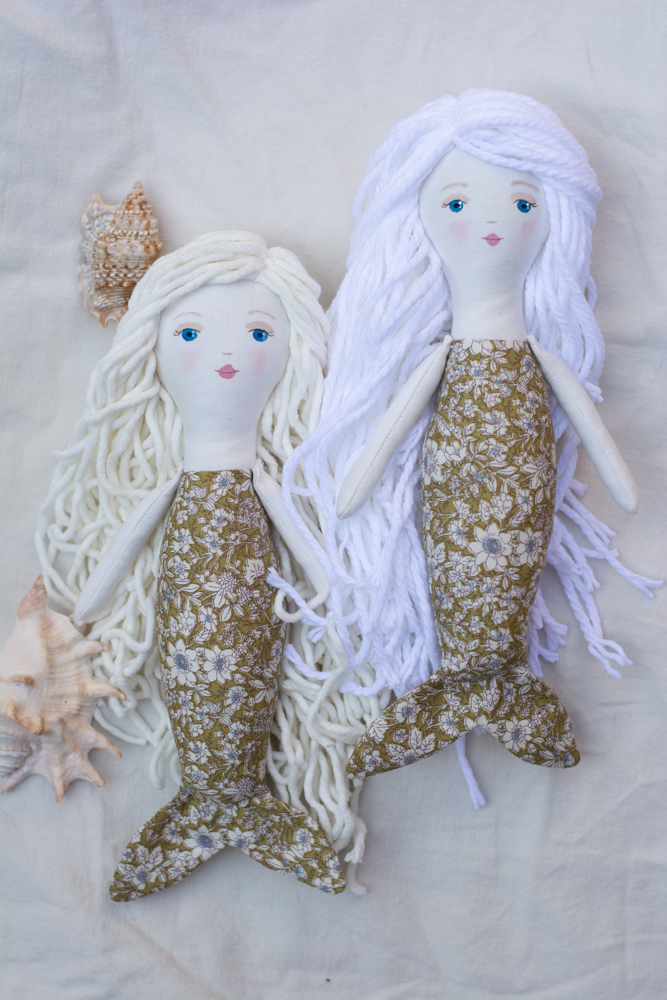 Păpuşă sirena handmade