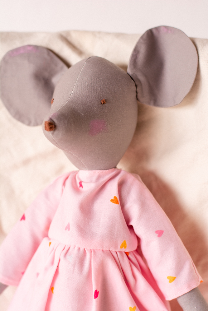 Şoricel de jucărie handmade lucrat frumos