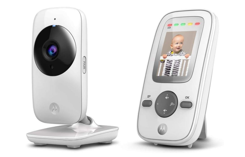 Motorola Babá Eletrônica Mbp481 - Tela De 2'' Zoom Digital E Visão Noturna Infravermelha Branco