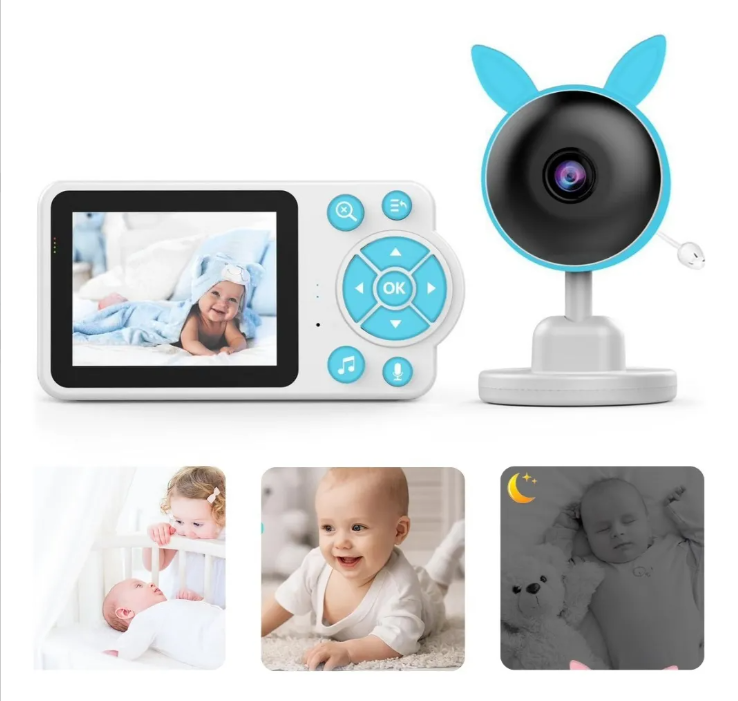 Babá Eletrônica Baby Monitor Câmera Segurança Wifi Full Hd