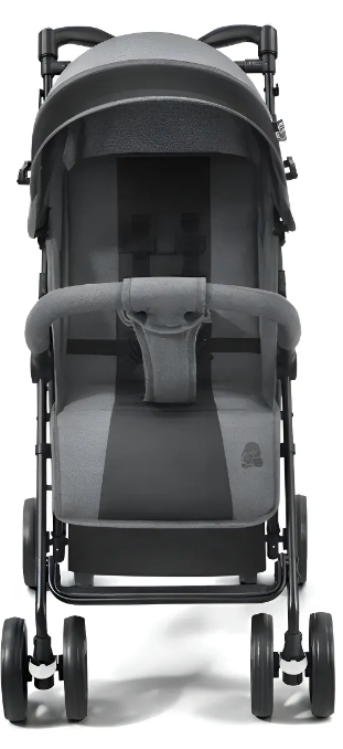 Carrinho Flick Multikids Baby Cinza - Travel System, Alça Reversível | 3 Posições de Recline, Até 15kg, INMETRO