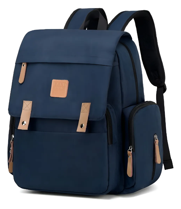 Mochila Maternidade Land Luxury - 7 Bolsos Externos, 2 Compartimentos Térmicos, Impermeável | Trocador Incluso