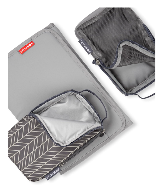 Bolsa Funcional Mochila para Bebê - 2 Nécessaires (1 Térmica), Trocador Acolchoado, Compartimento Laptop | Alças Carrinho