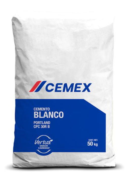 CEMENTO PORTLAND BLANCO 50 KG
