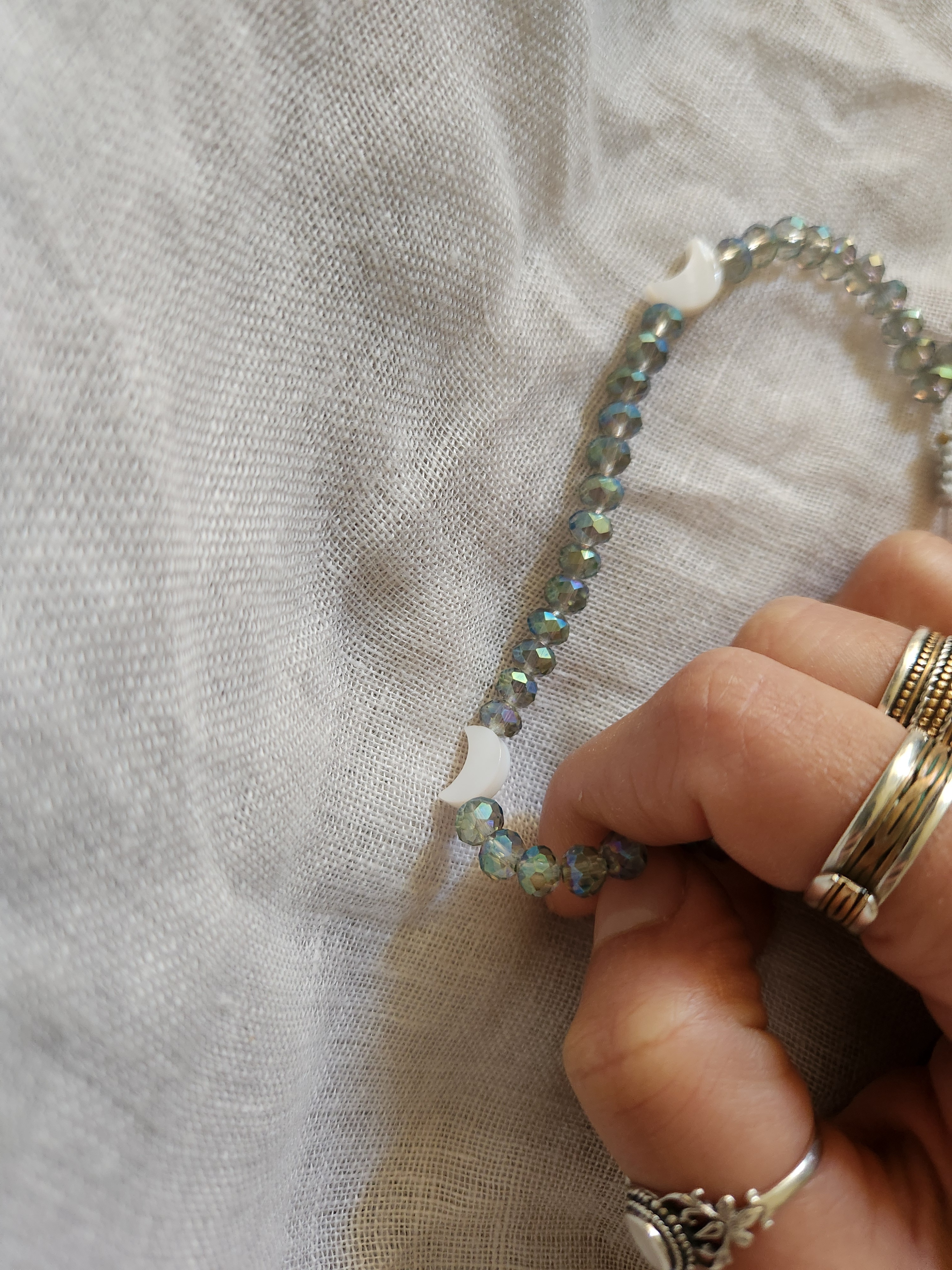 Moonlight Wrist Prayer Bead