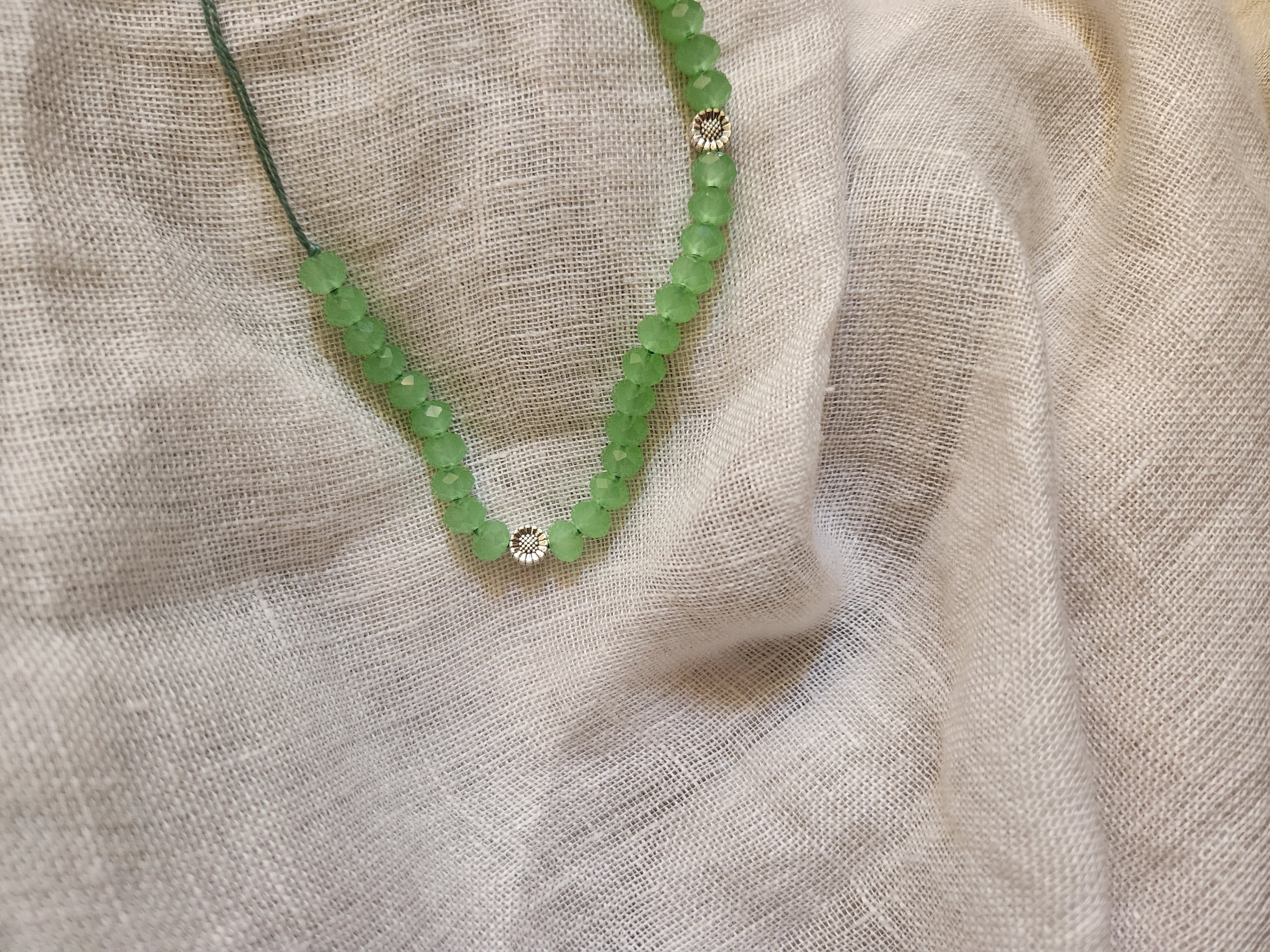 Green Fairy Wrist Prayer Bead 