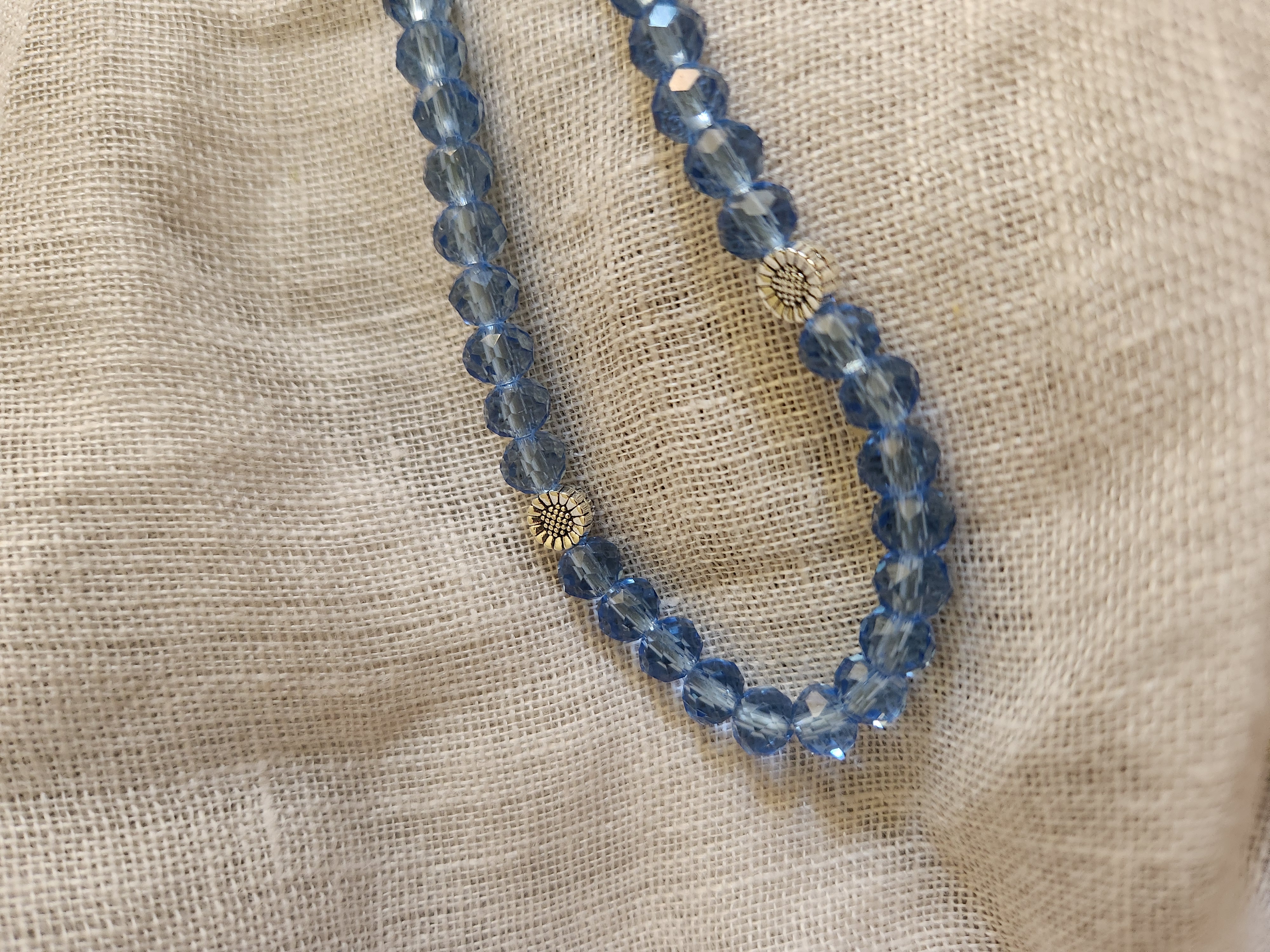 Sky Blue Wrist Prayer Bead