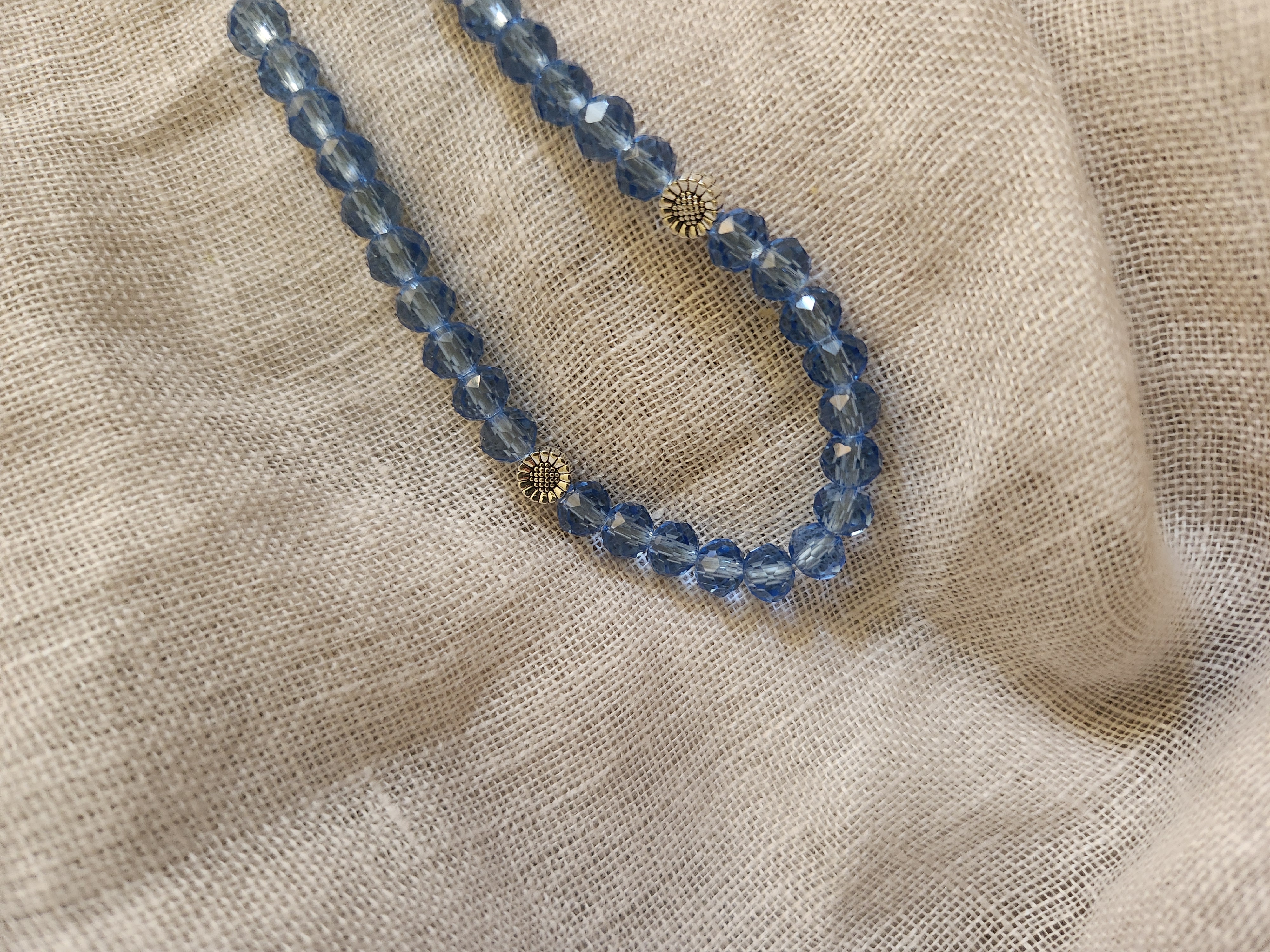 Sky Blue Wrist Prayer Bead