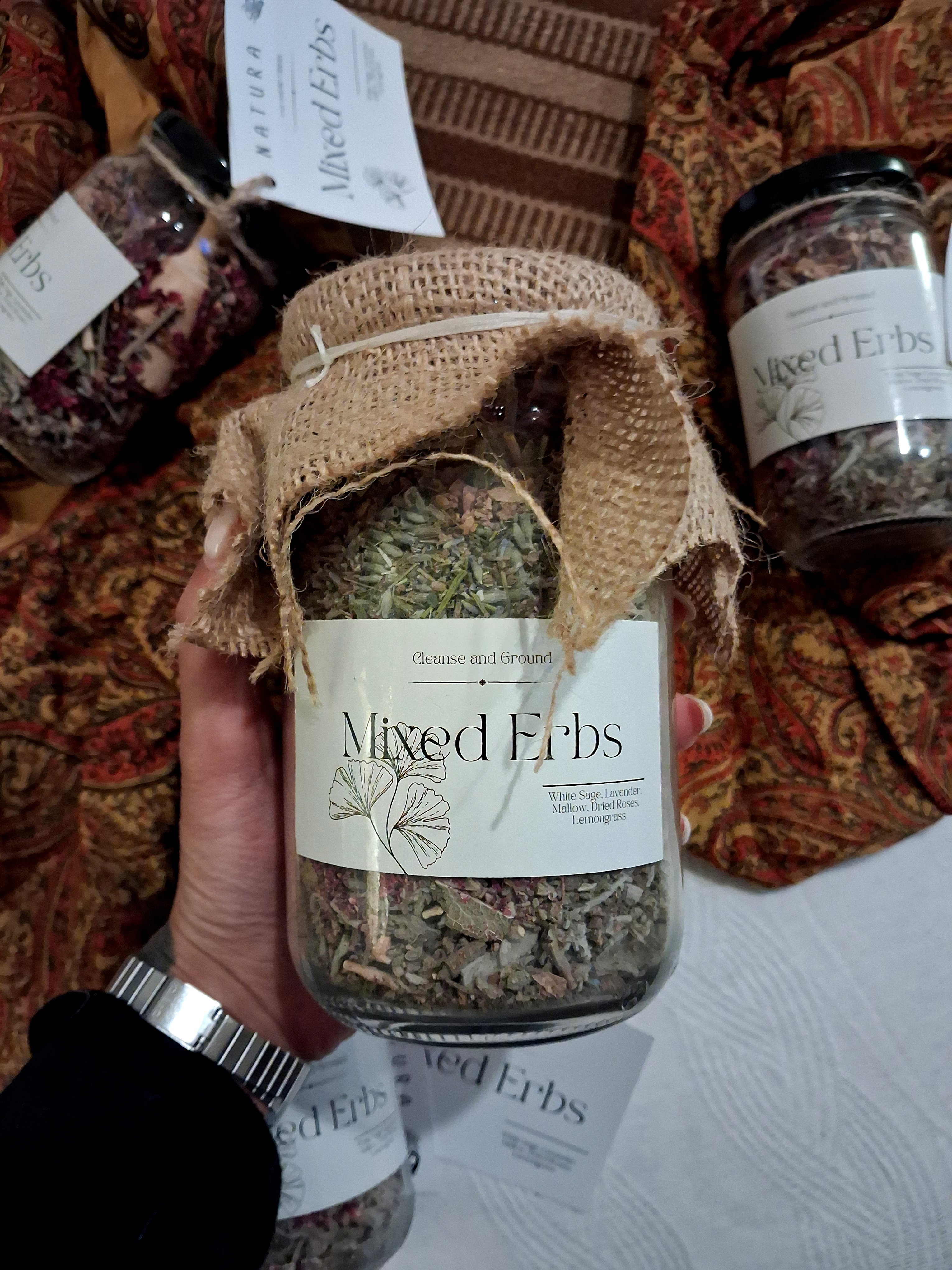 Mixed Erbs Jar