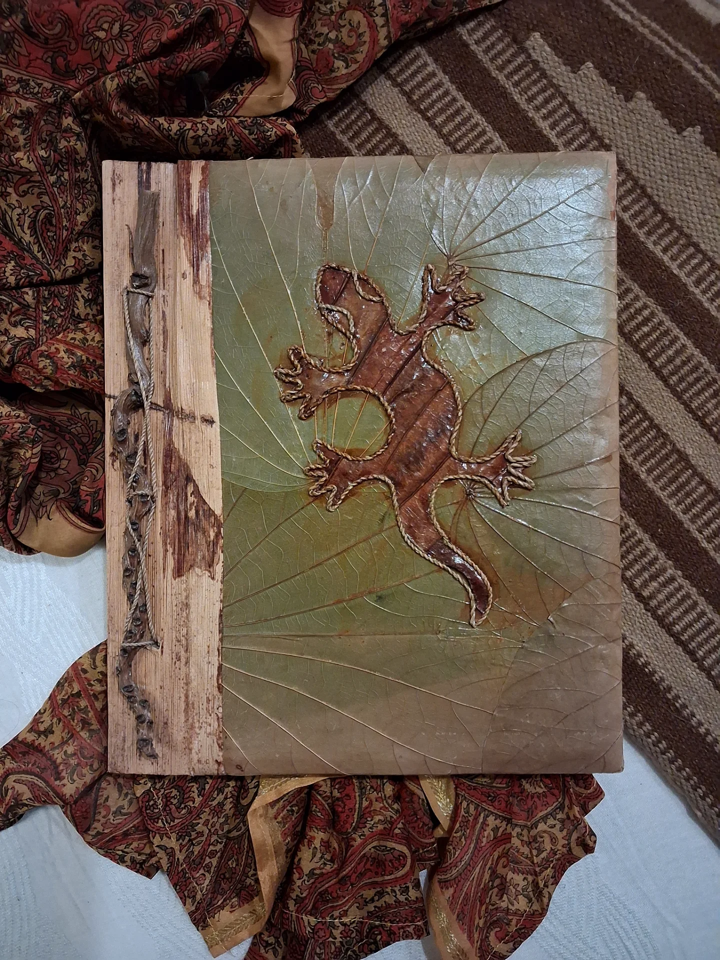 Handmade LIZARD Journal 