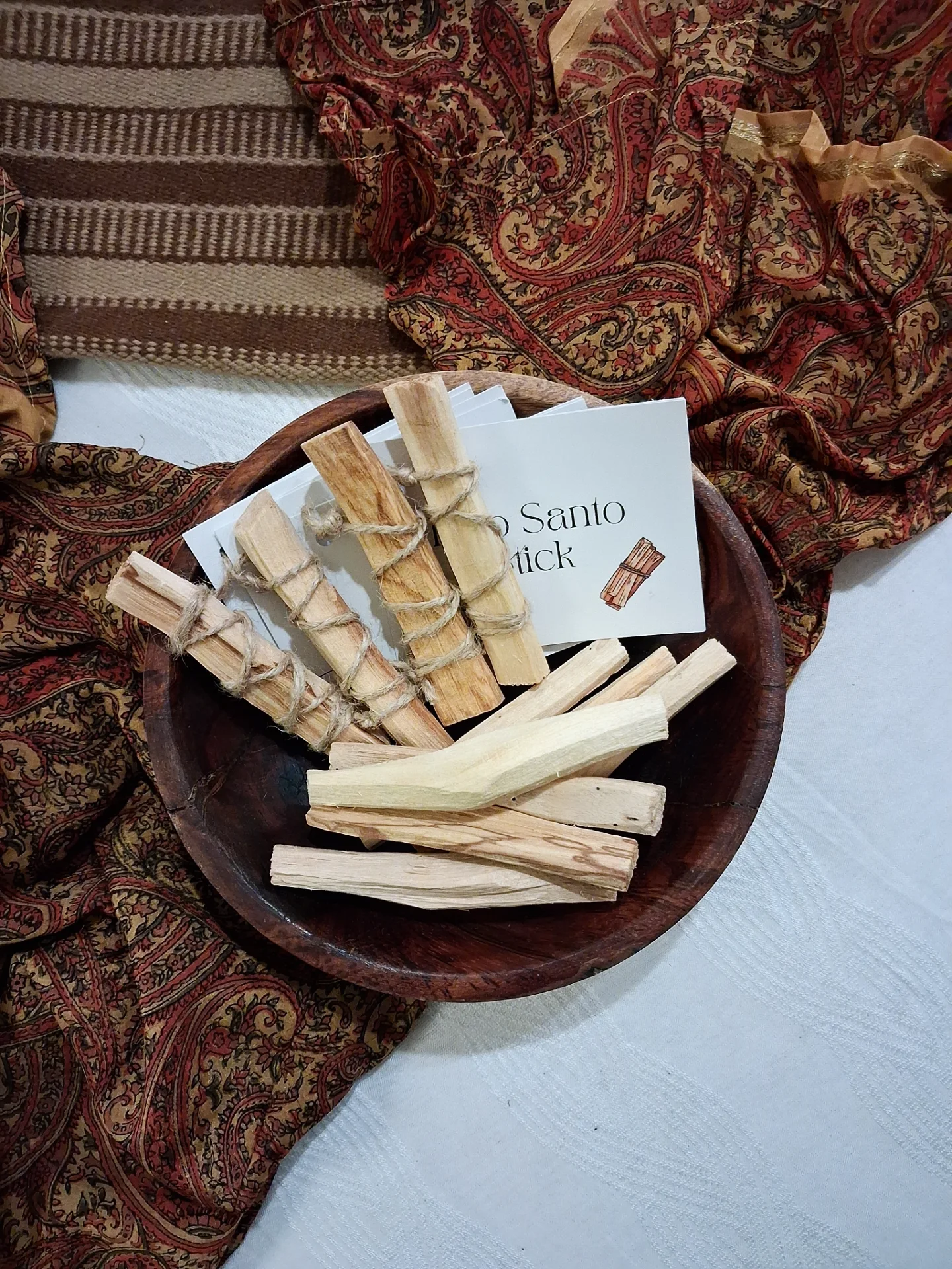 Raw Palo Santo Sticks