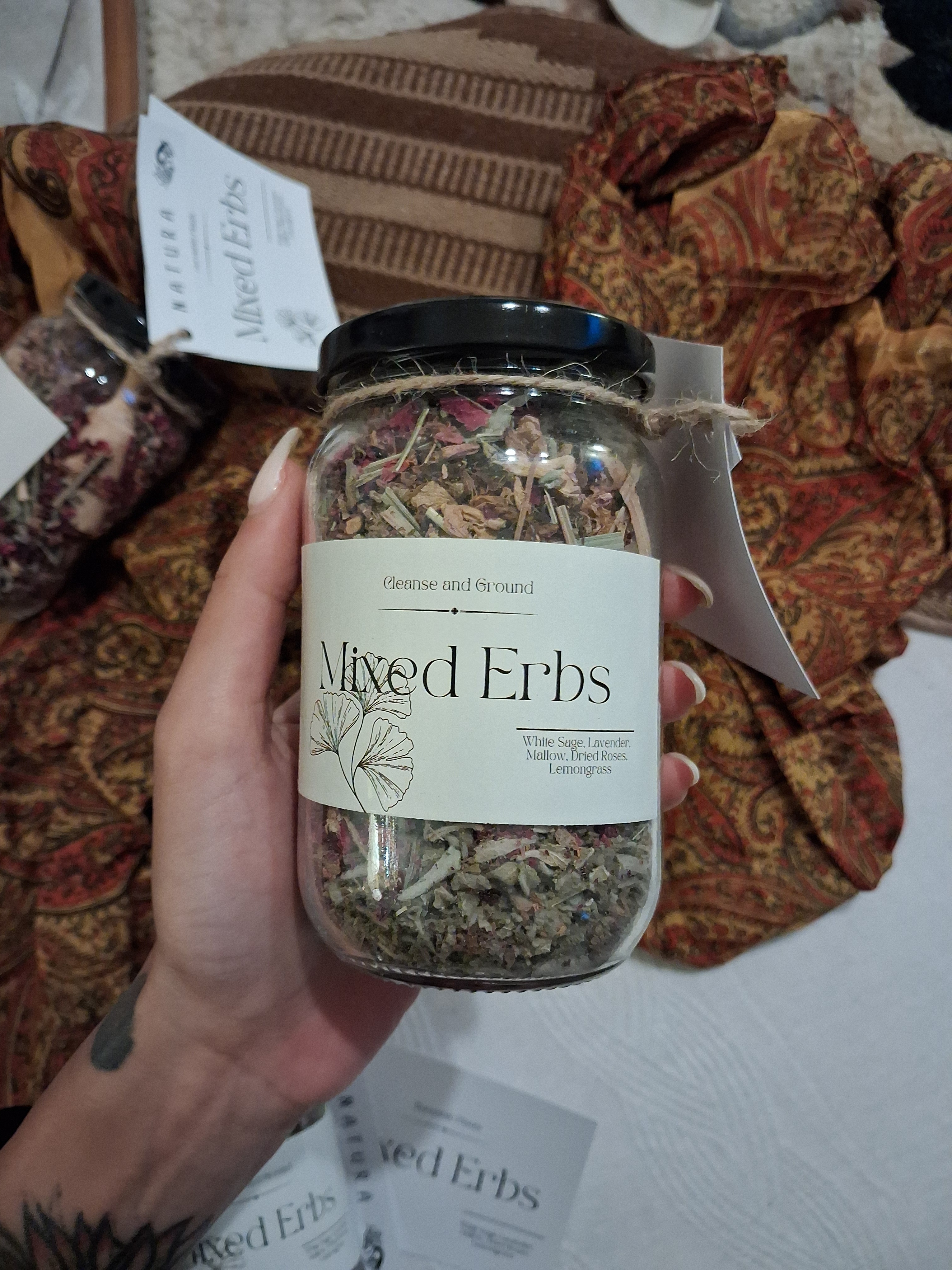 Mixed Erbs Jar