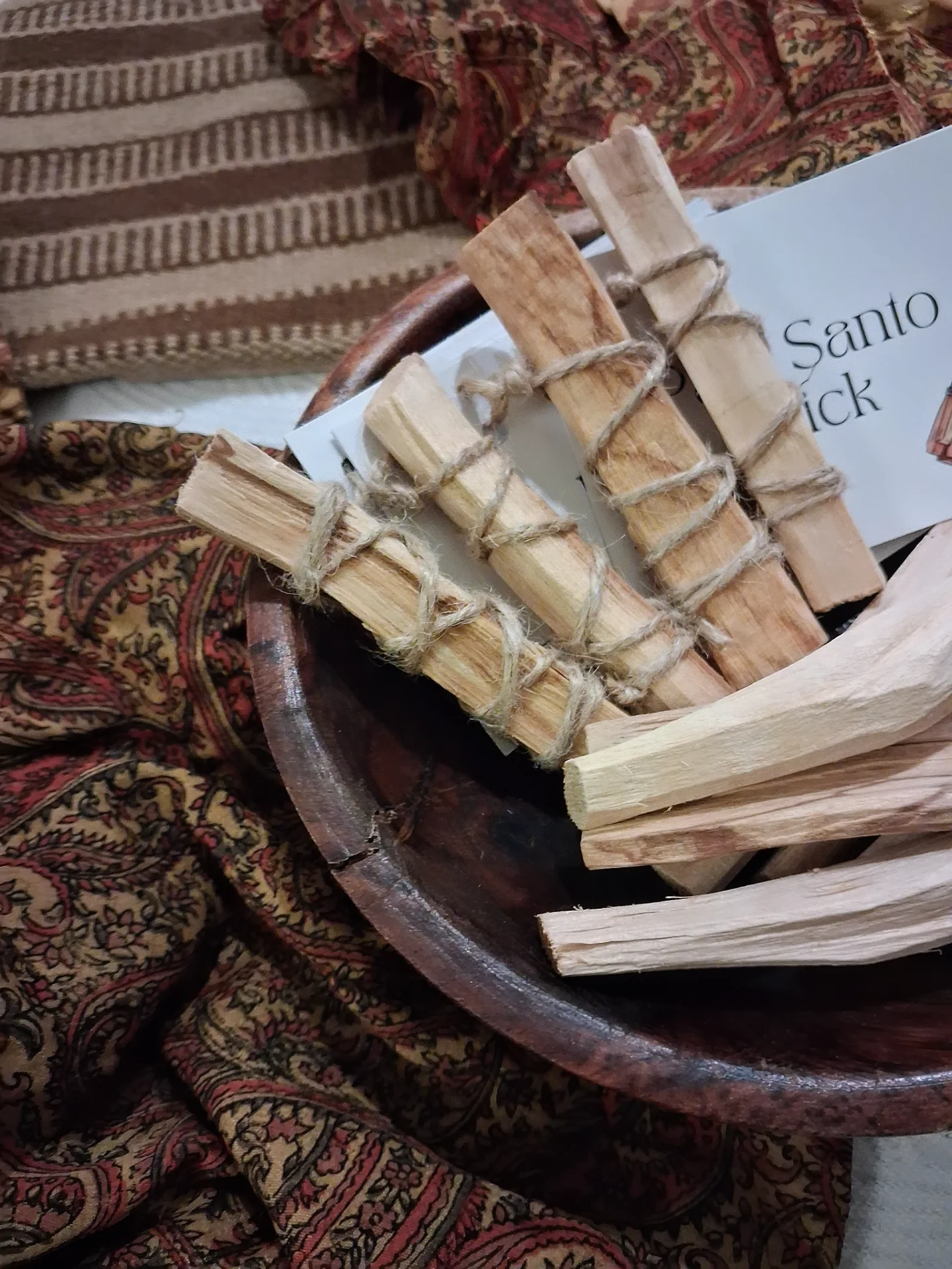 Raw Palo Santo Sticks