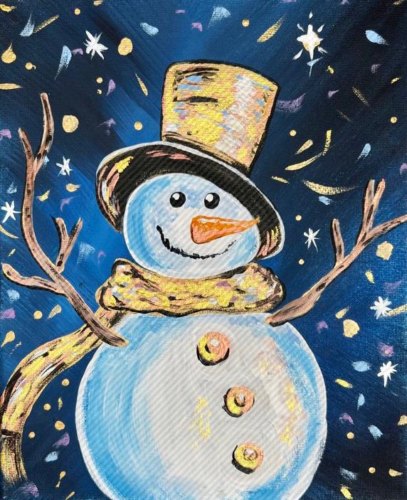 Snowman Paint Party in Cozumel - October 3 at 6PM