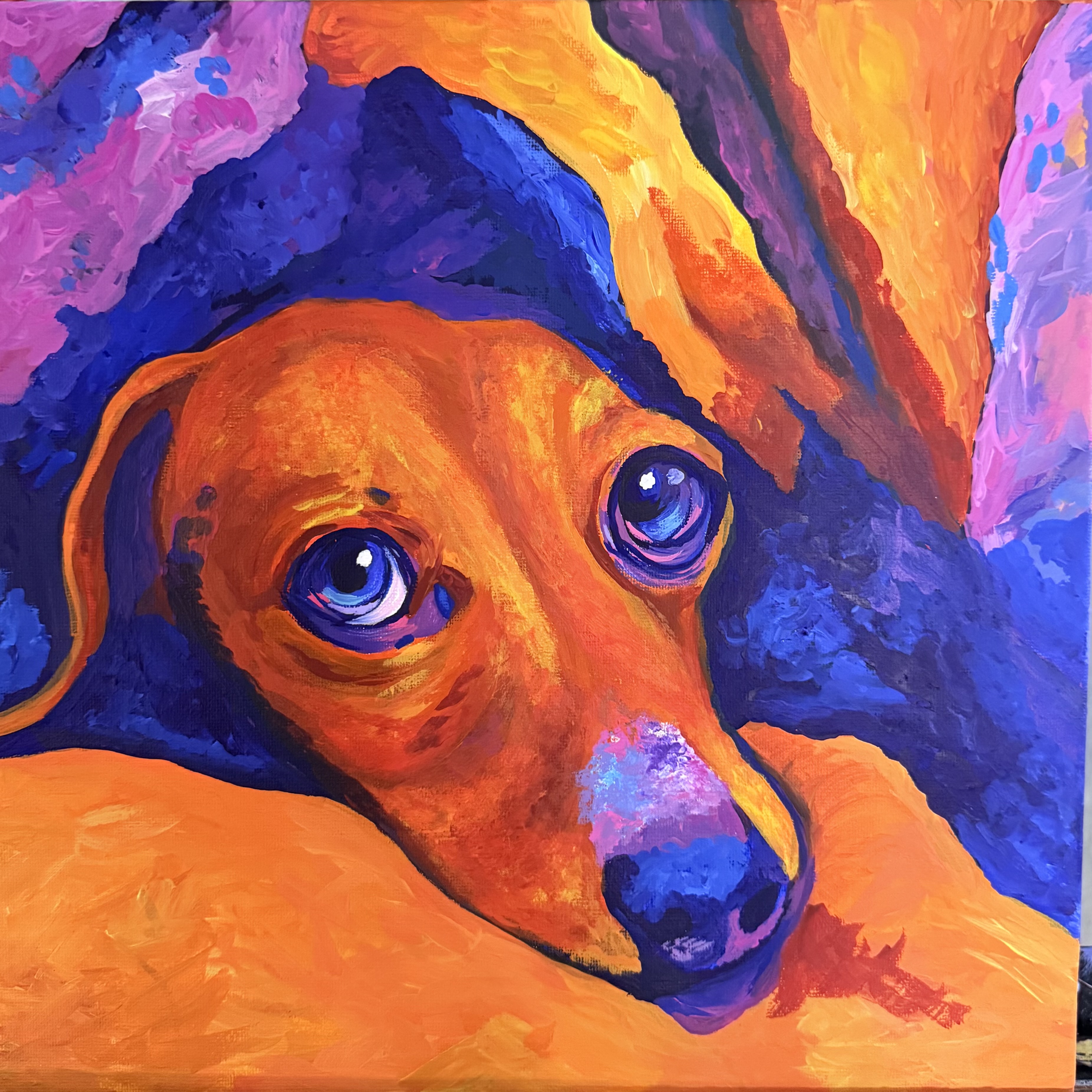 Custom Pet Portraits 12x12