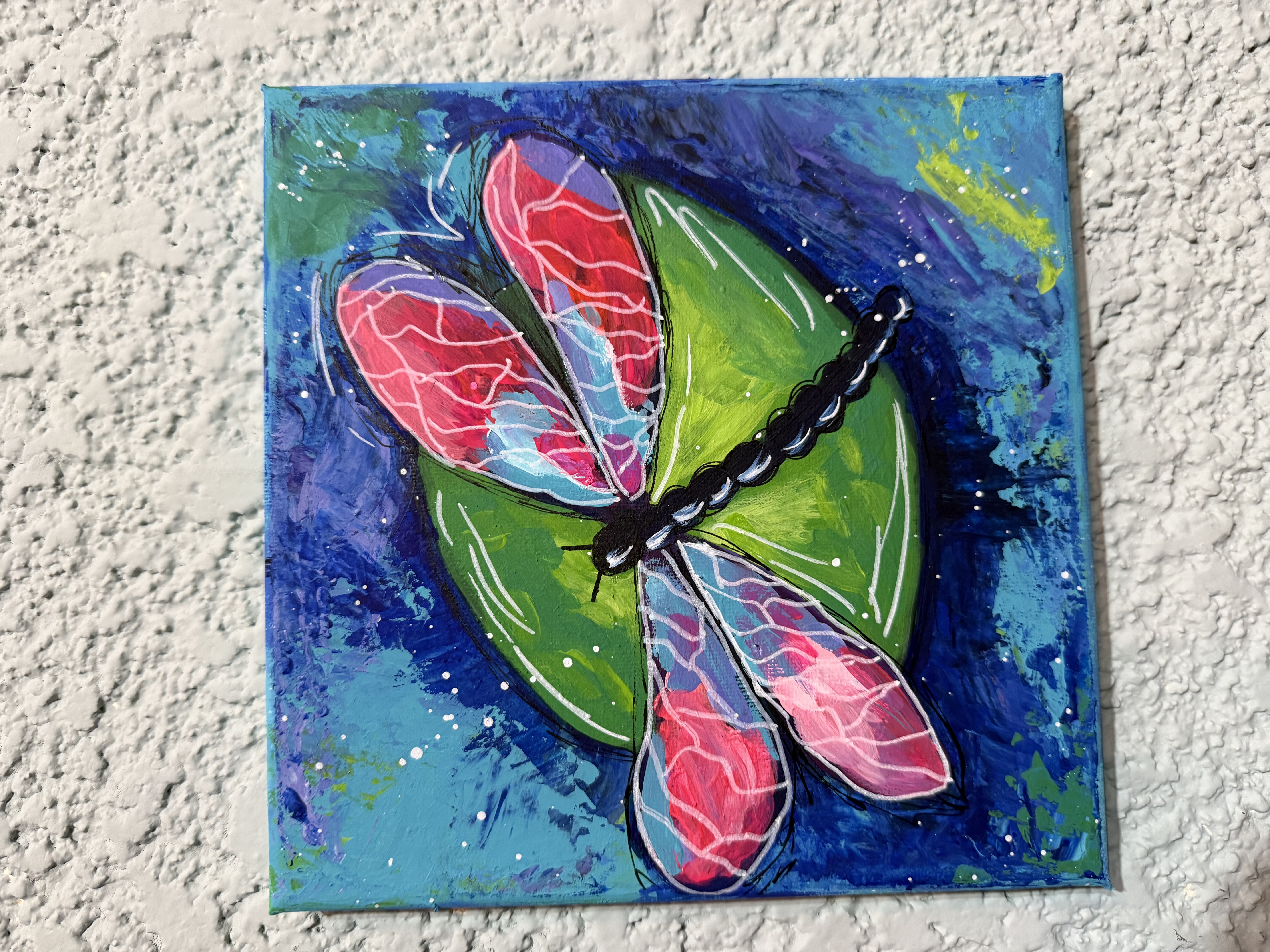 Summer Dragonfly Paint Party in Cozumel March 1st 6PM 2026