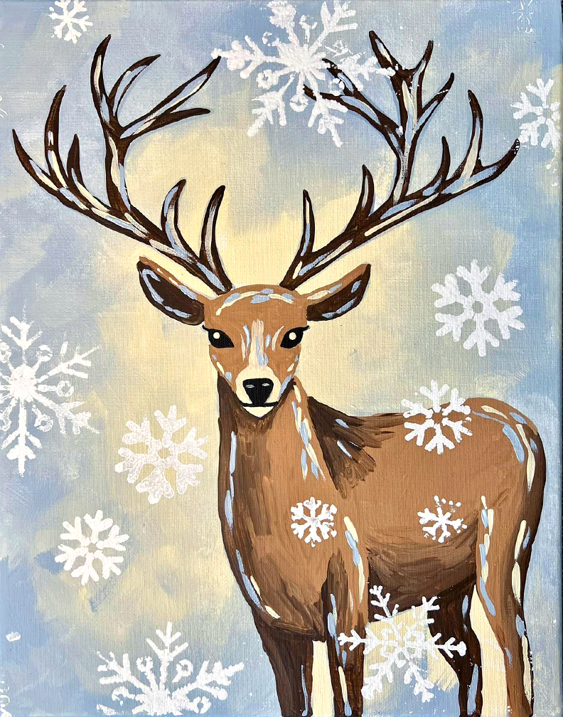 Mystic Deer Online Paint Party | Dec 26 at 6 PM