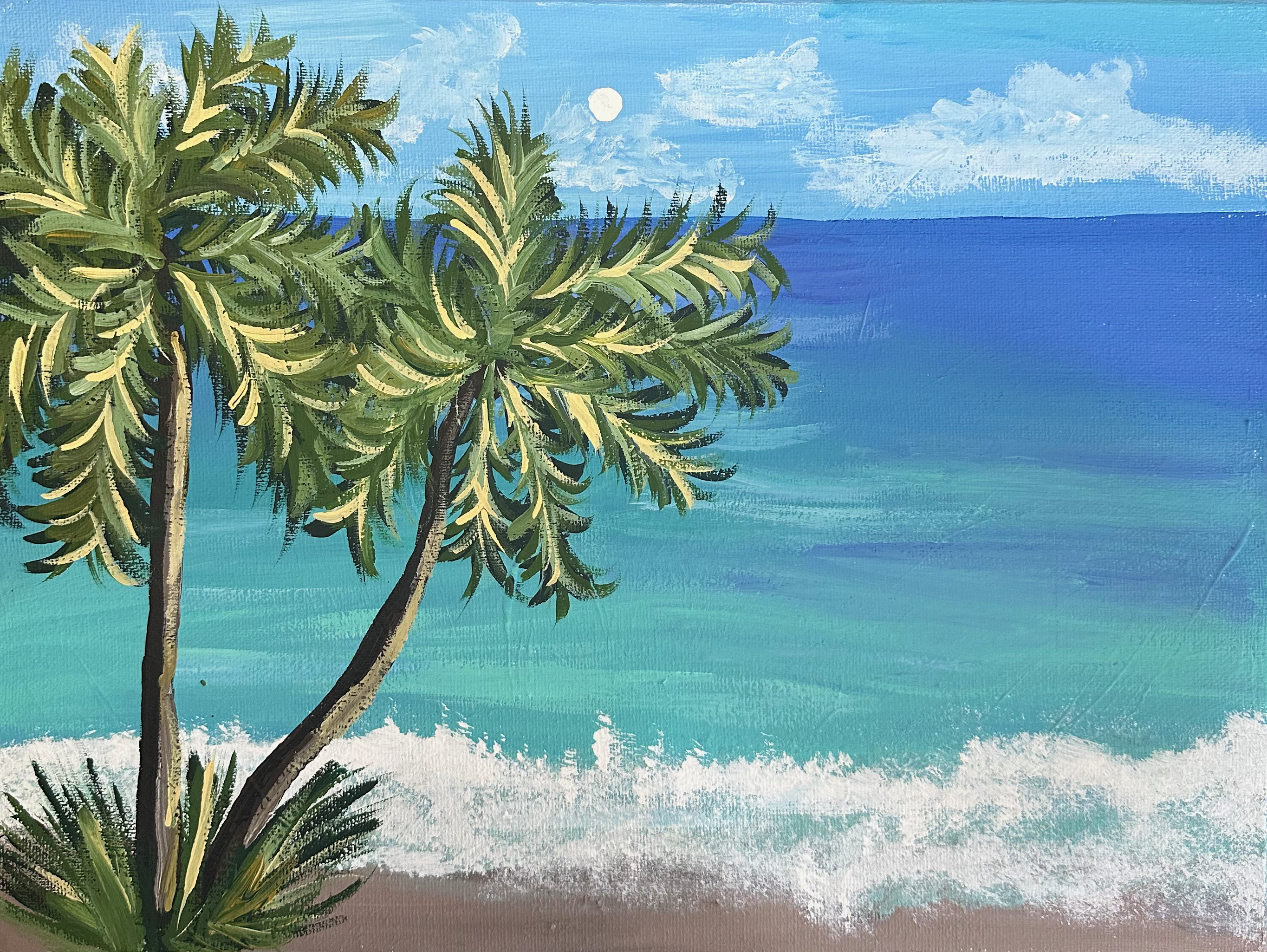 Day at the Beach Paint Party Cozumel | Oct 6 at 6 PM