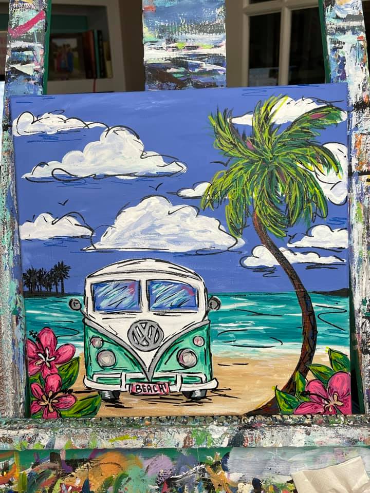 VW Vibes & Island Skies Paint Party in Cozumel November 10 at 6 PM