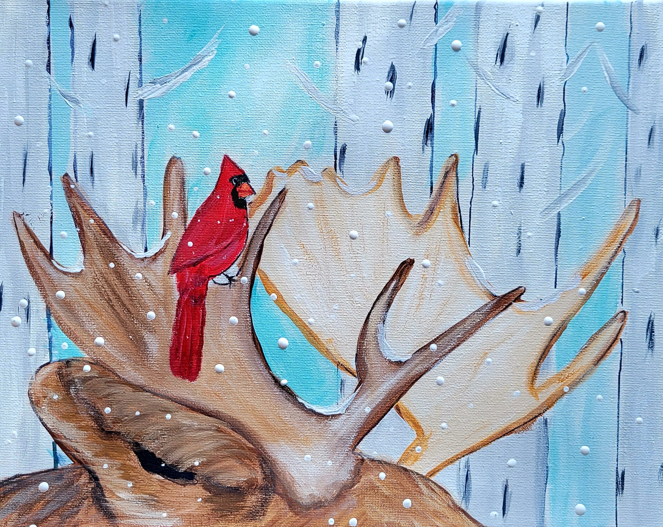 Winter Moose Online Paint Party | Dec 20 at 5 PM