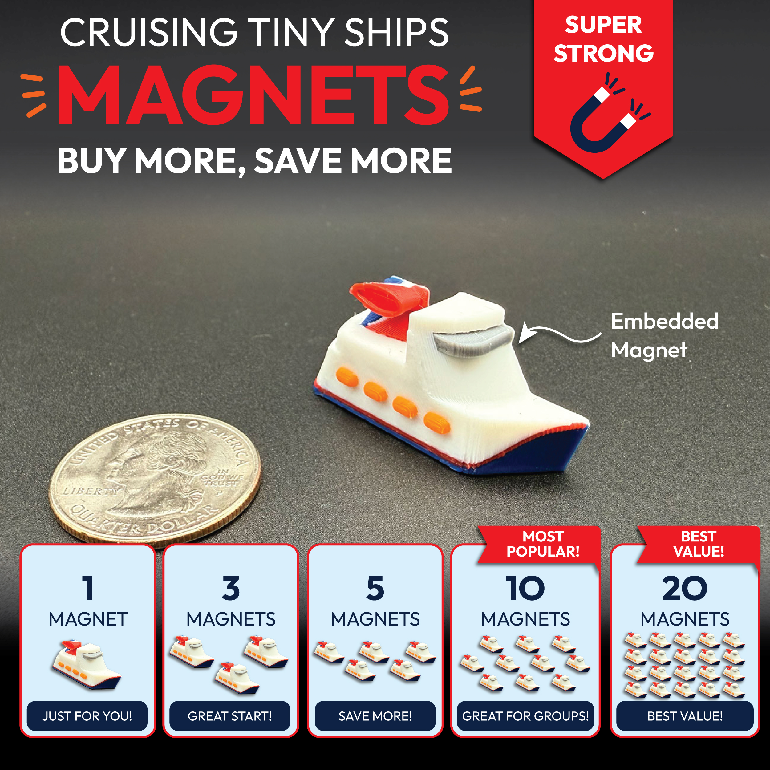 Carnival Cruises – Magnet – Buy More, Save More