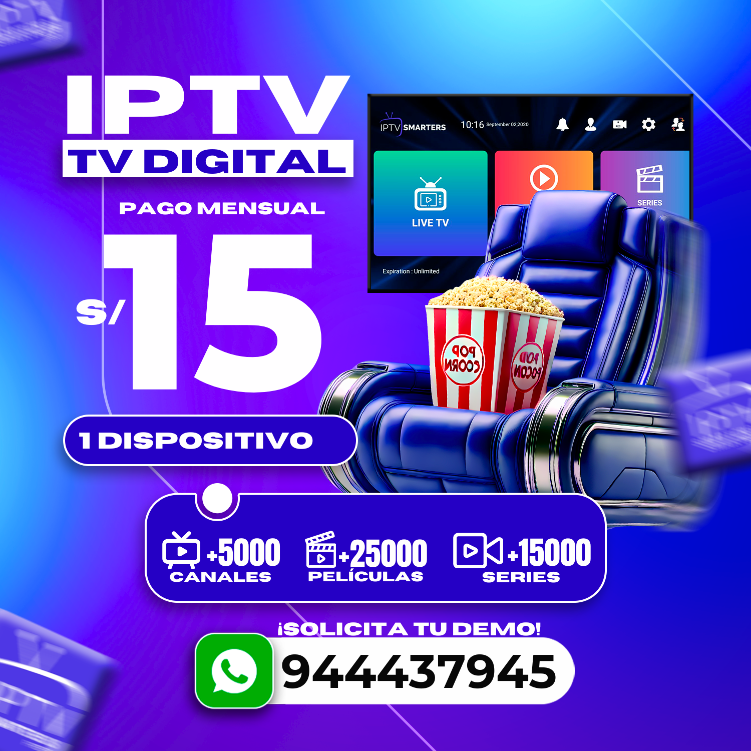 📡 IPTV 🔥 | Perfil 1 Dispositivo 📺✅
