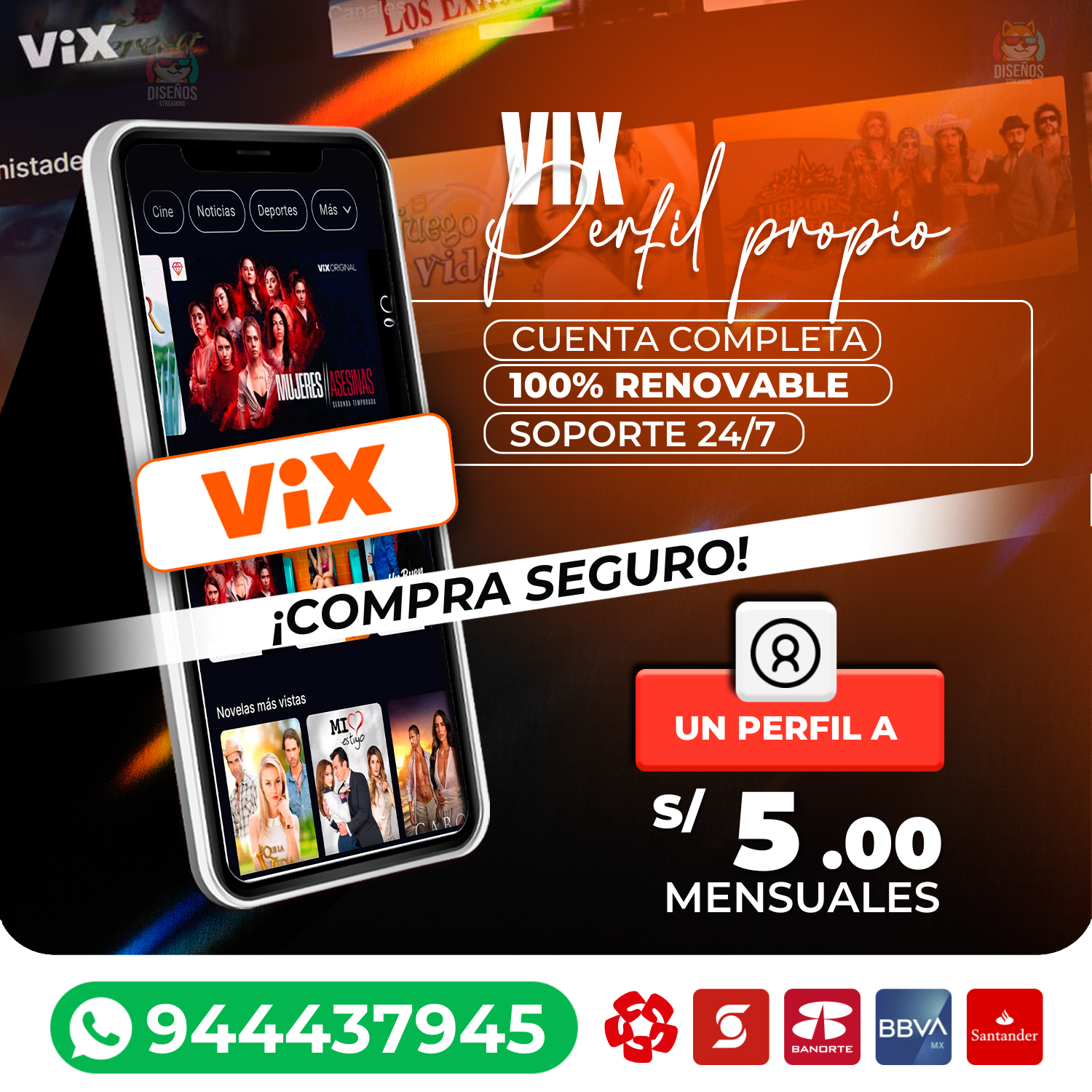 📺 ViX Plus 🔥 | Perfil 🎬🍿