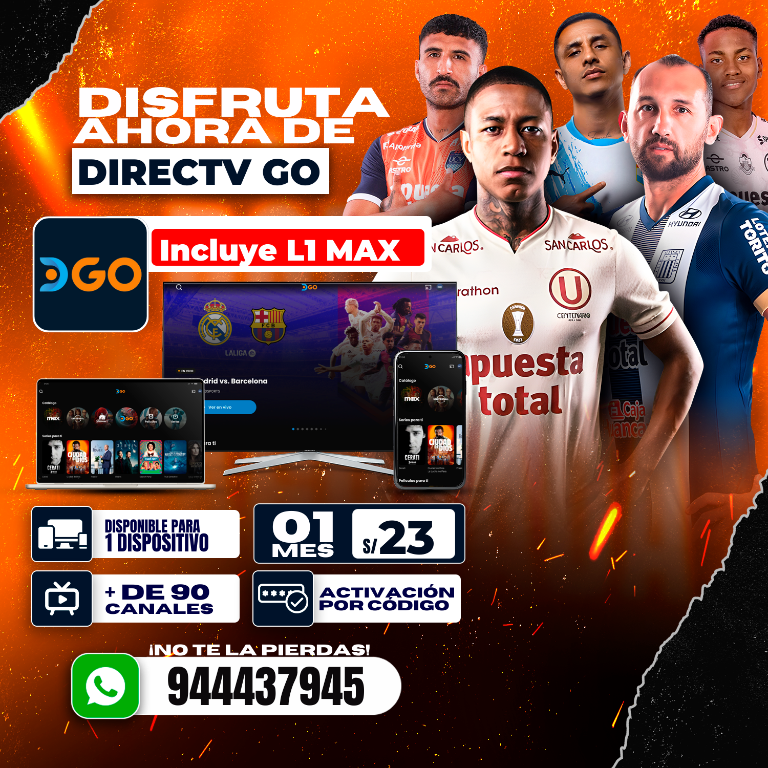 🌟 DIRECTV GO 📺✨ | Liga Max ⚽🔥