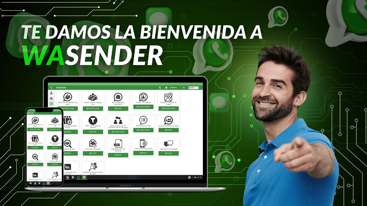  📲 Wassender – Licencia 1 Año