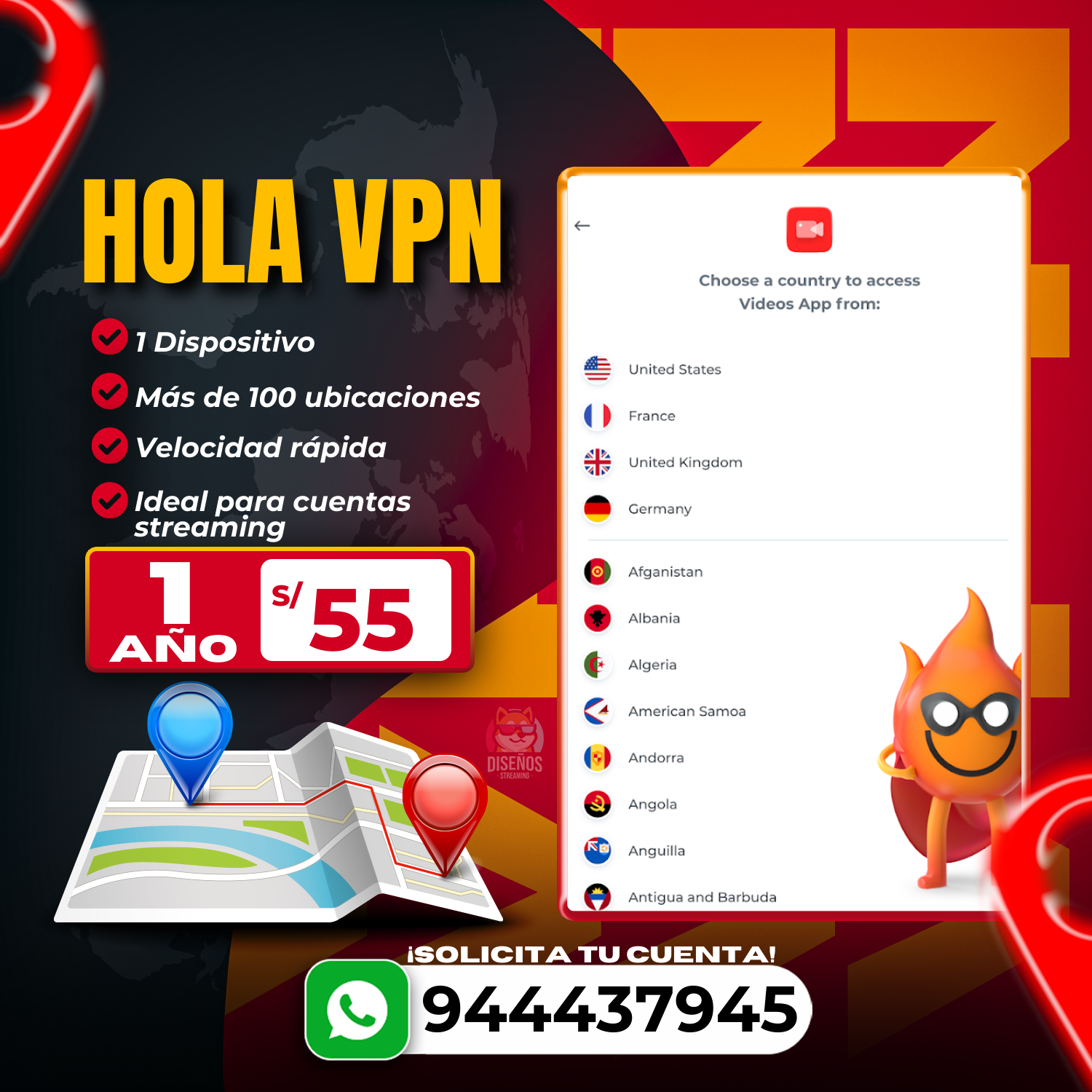 🔵 HOLA VPN PREMIUM - 1 AÑO 🔵