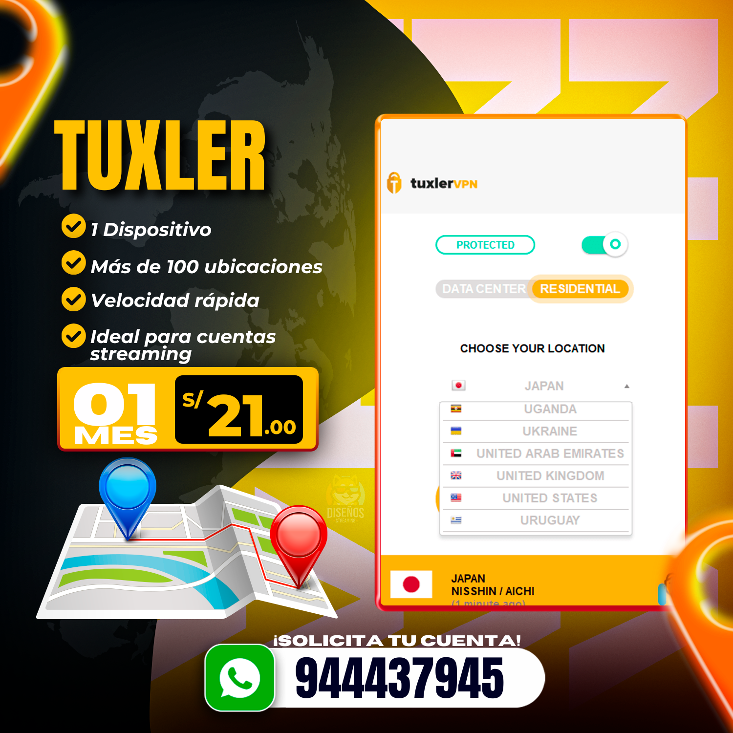 🌟 Tuxler VPN (30 Días) 🌟