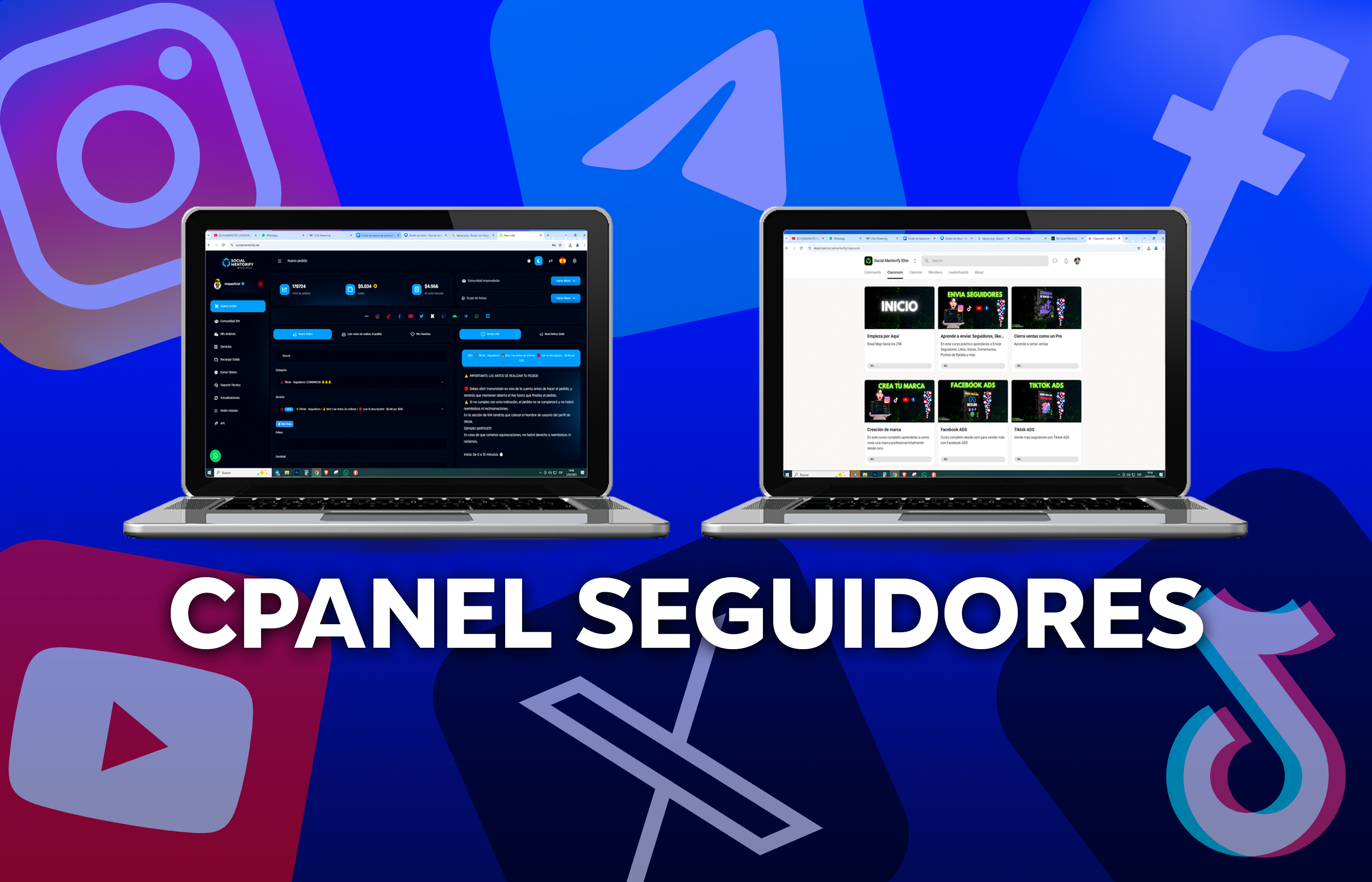 🌐 CPANEL & SEGUIDORES 🚀 REDES SOCIALES 📱