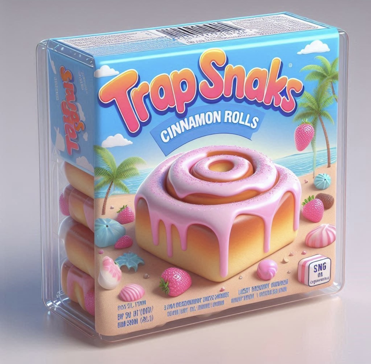 Trap Snaks  Strawberry Cinnamon Rolls