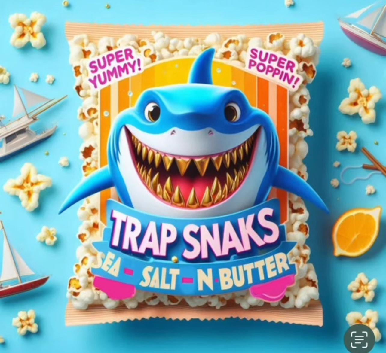 Trap Snaks Sea Salt N Butter Popcorn