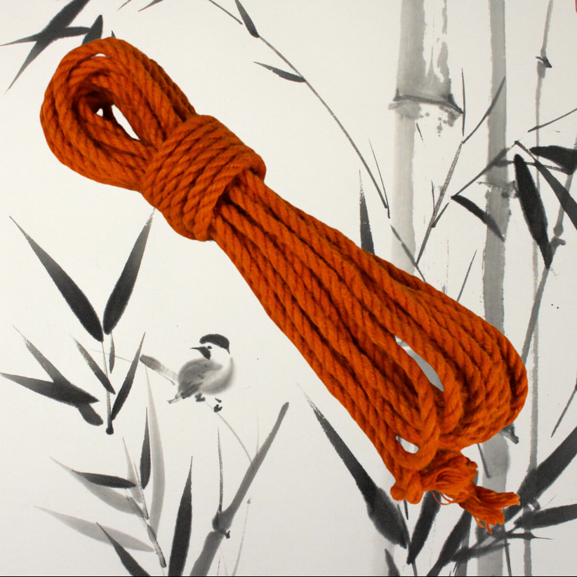  Orange Jute Rope - Πορτοκαλί Σχοινί Γιούτας