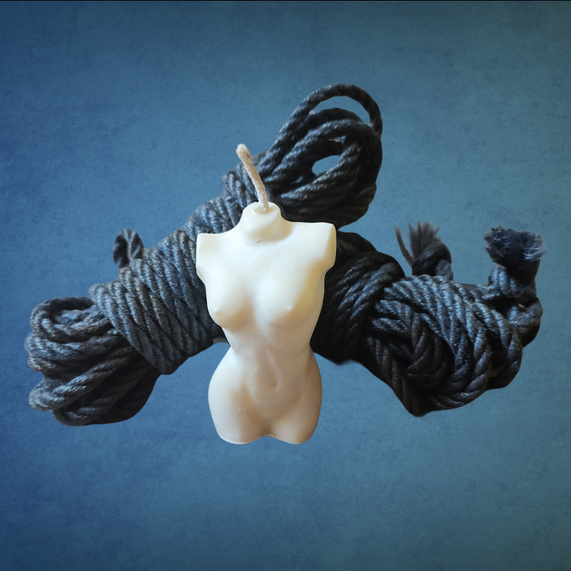  Rope & Wax Play Set - Dark Blue 