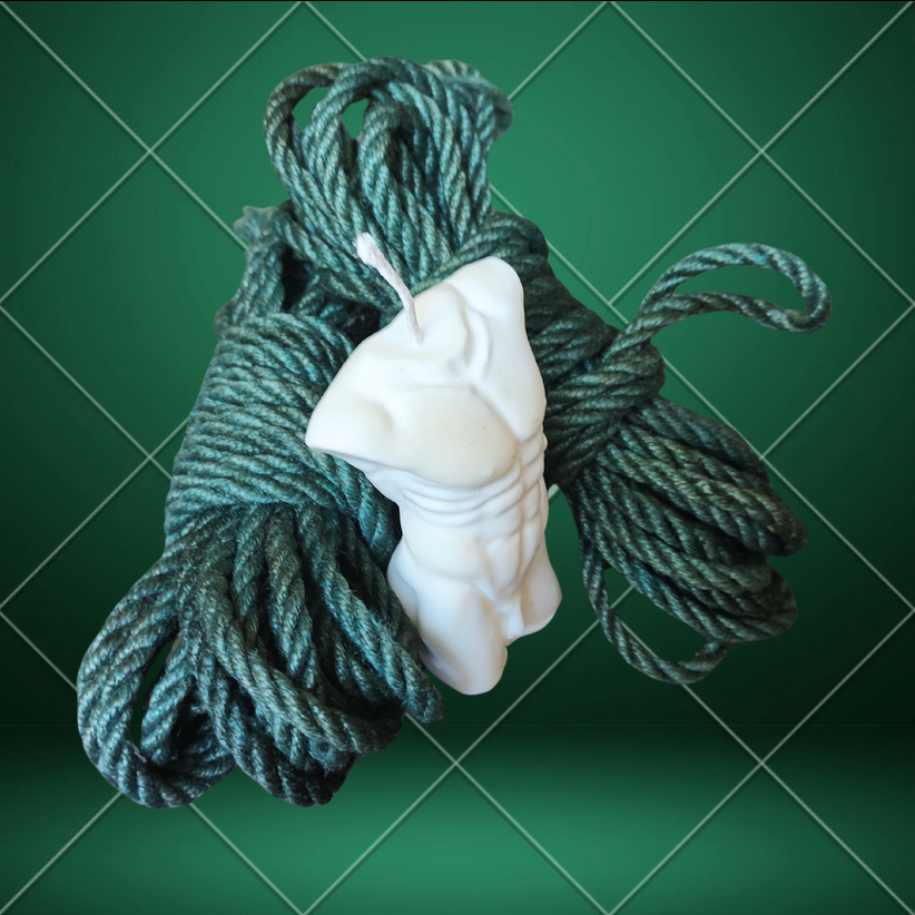 Rope & Wax Play Set - Emerald Green