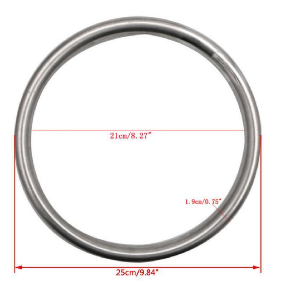 Stainless Steel Suspension Ring for Shibari 