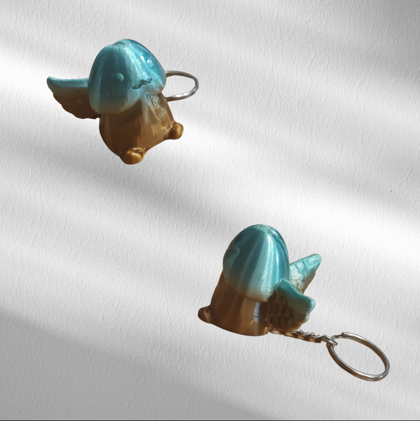  Winged Dick Keychain – Blue & Gold Edition 