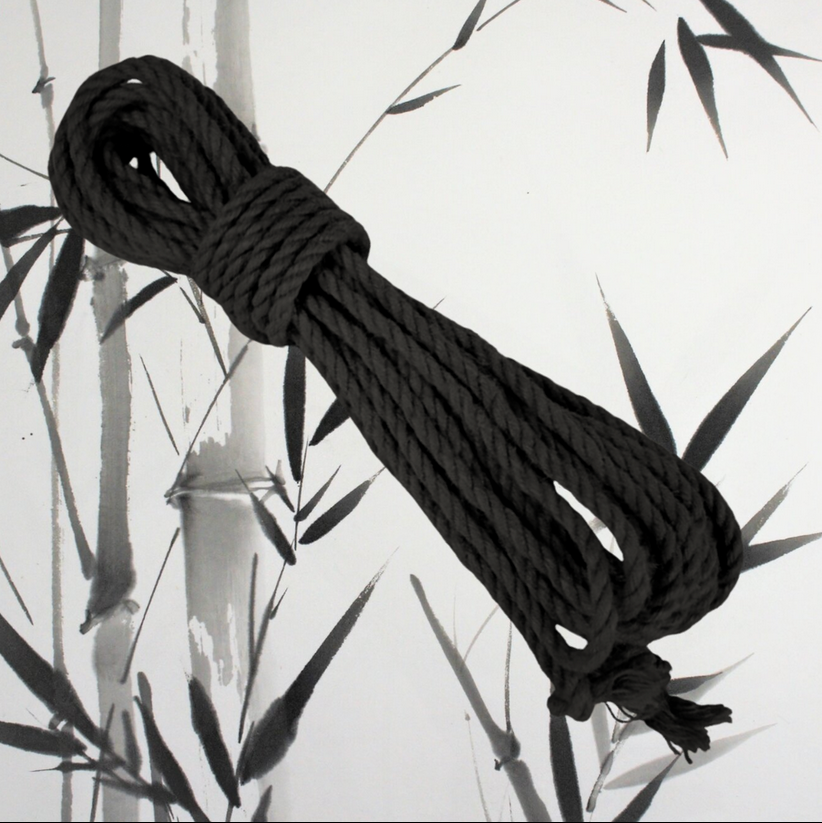  Black Jute Rope - Μαύρο Σχοινί Γιούτας