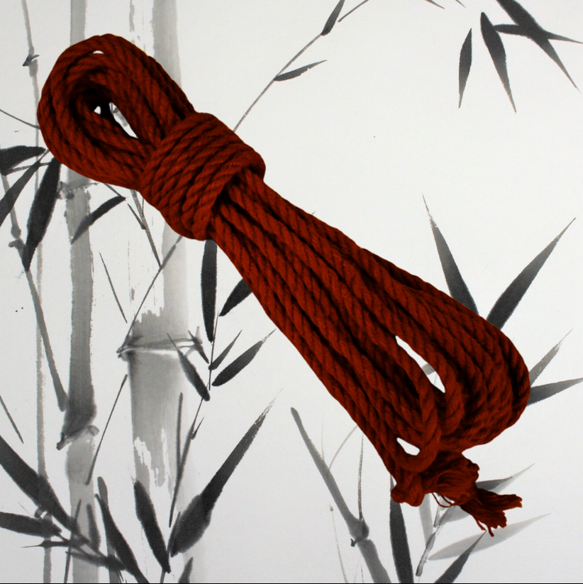  Dark Red Jute Rope - Σκούρο Κόκκινο Σχοινί Γιούτας