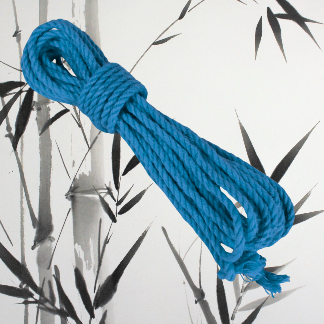 Light Blue Jute Rope - Ανοιχτό Μπλε Σχοινί Γιούτας