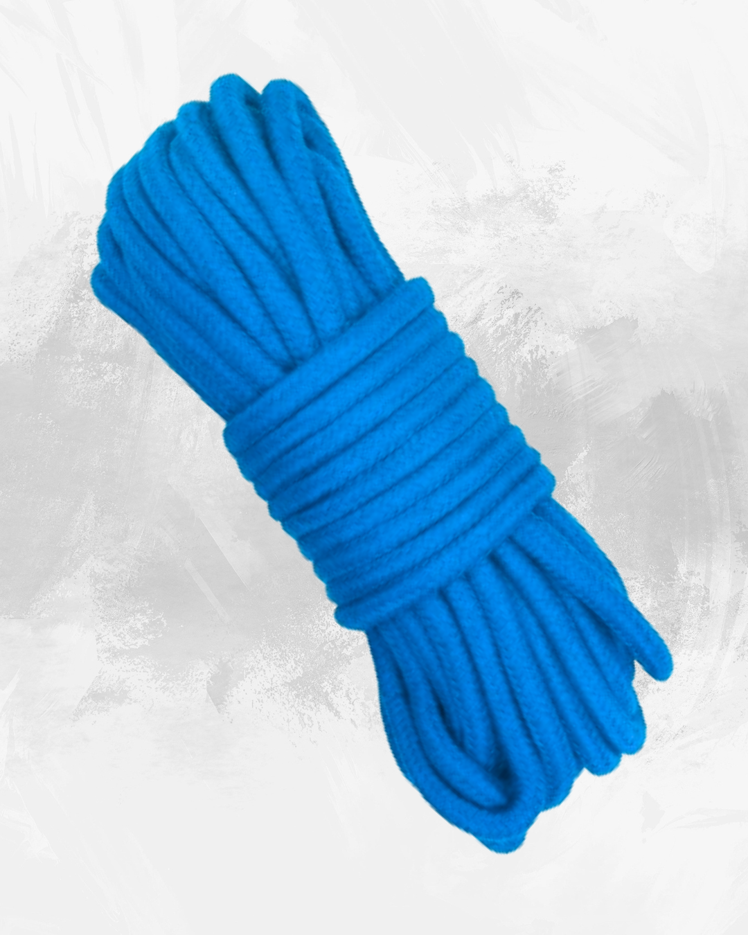 8m Synthetic Cotton Rope 6mm Light Blue - 8μ Συνθετικό Βαμβακερό Σχοινί 6mm Θαλασσί