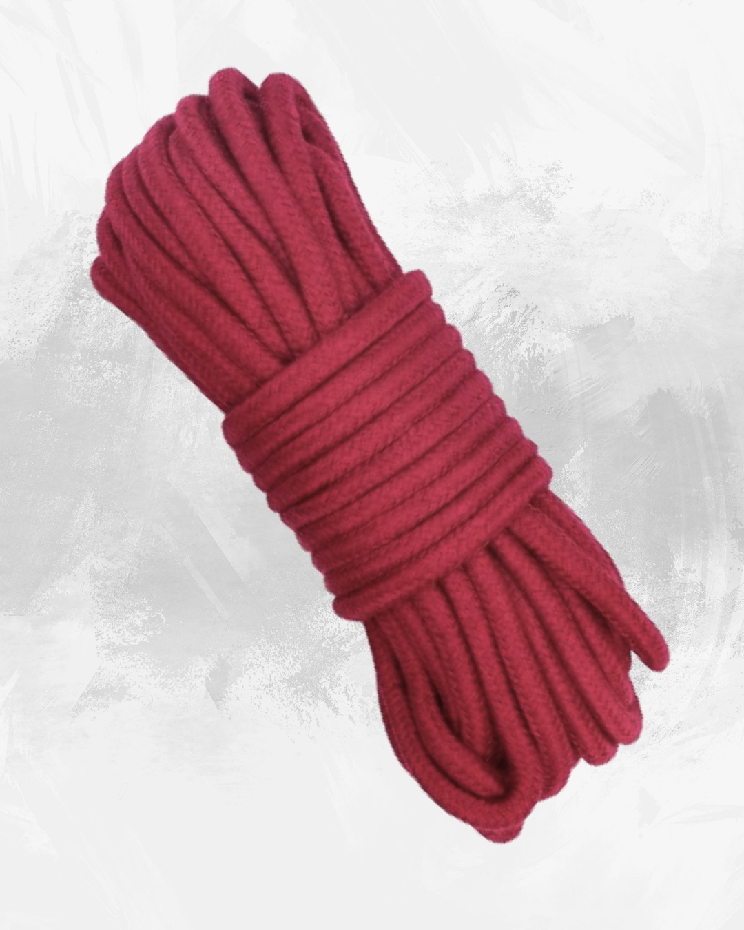 8m Synthetic Cotton Rope 6mm Dark Red - 8μ Συνθετικό Βαμβακερό Σχοινί 6mm Σκούρο Κόκκινο