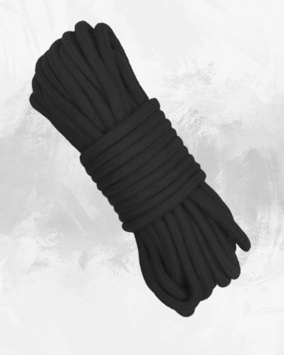 8m Synthetic Cotton Rope 6mm Black - 8μ Συνθετικό Βαμβακερό Σχοινί 6mm Μαύρο