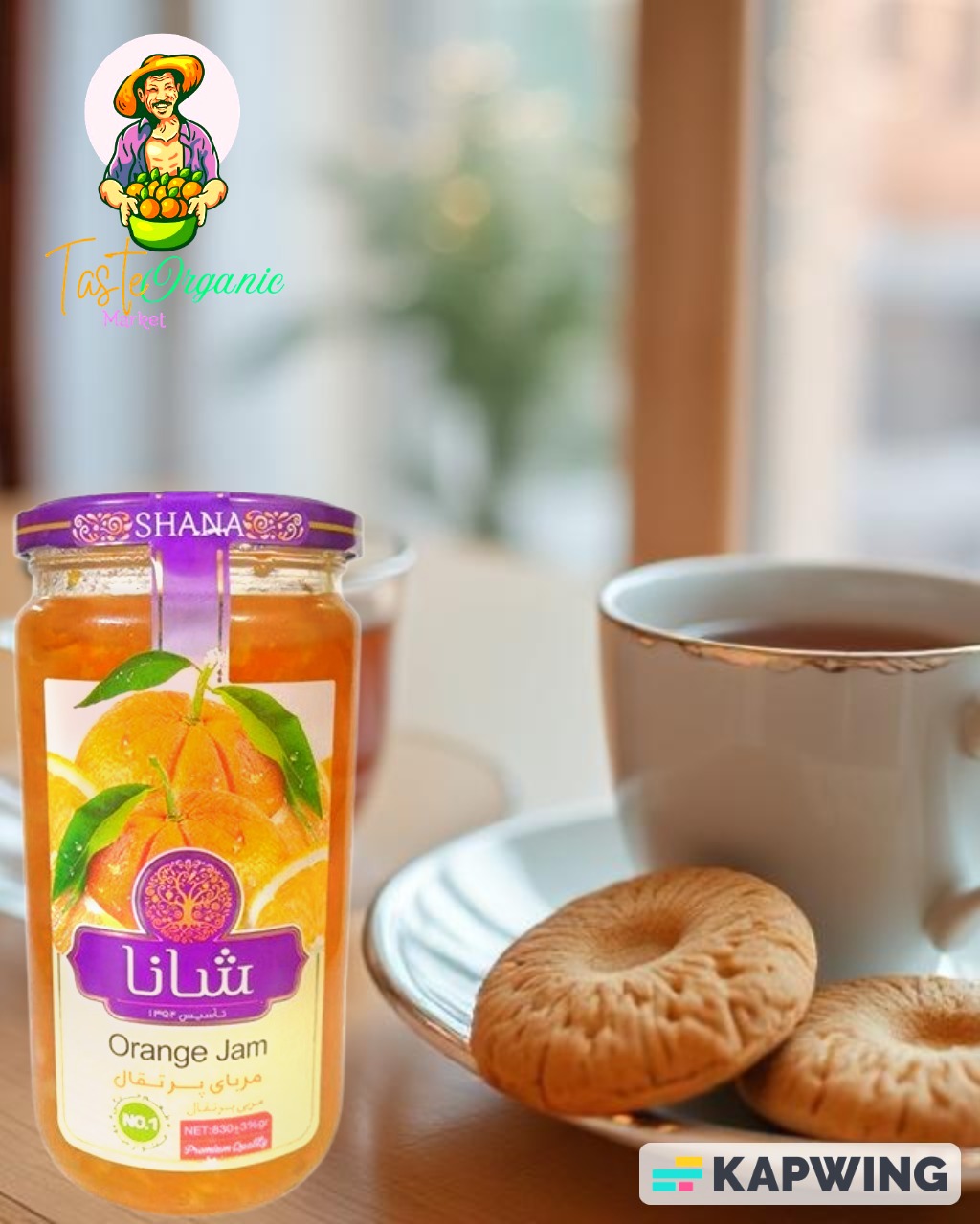 Premium Murabba Orange Jam 830GM – Sugar-Free, Organic, Zesty & Refreshing Taste of Iranian Oranges | پریمیم مربہ اورنج جام – شوگر فری، خالص ایرانی مالٹے، تازگی بخش ترشی اور ناشتہ کے لیے مزیدار انتخاب