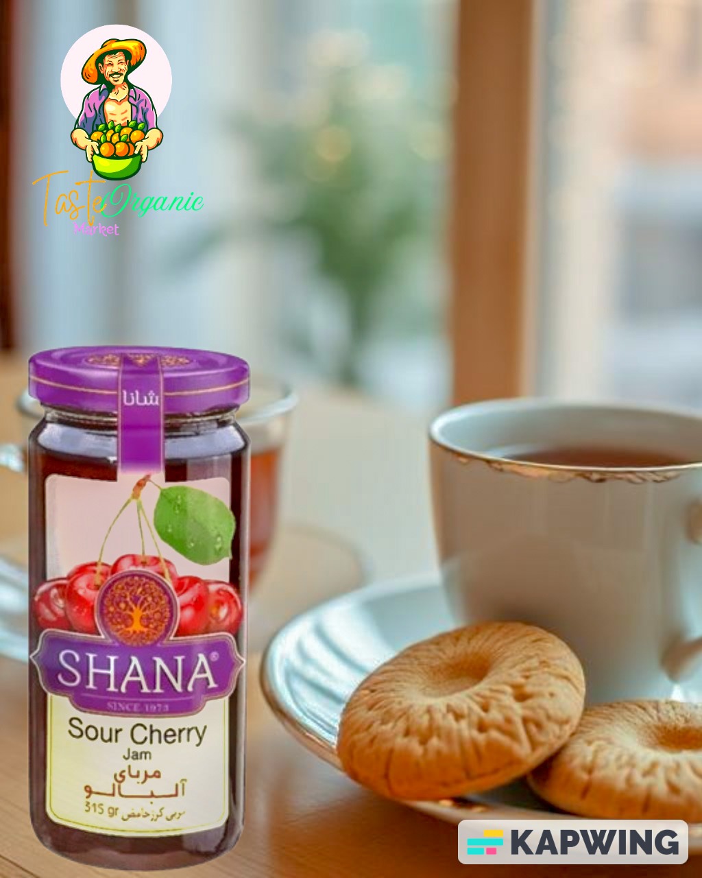 Premium Sour Cherry Murabba Jam 830GM – Sugar-Free, Antioxidant-Rich, and Naturally Tart-Sweet | شانا کھٹا میٹھا چیری مربہ – شوگر فری، اینٹی آکسیڈنٹس سے بھرپور، ایرانی ذائقہ جو یاد رہ جائے