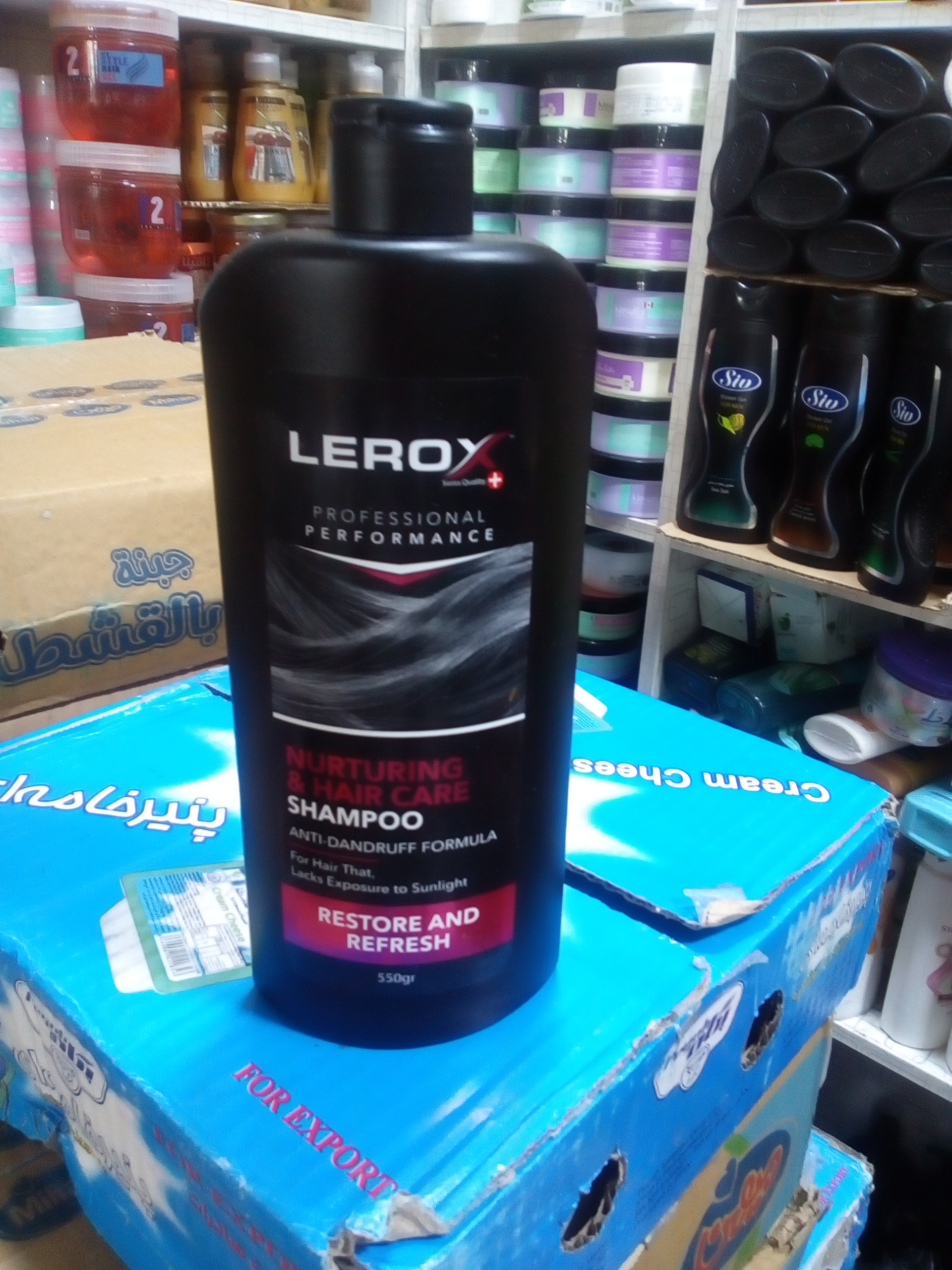 Buy Lerox Anti Dandruff Shampoo 550ML + 50g Extra – Iranian Organic Professional Hair Care | Nurturing & Refreshing Formula for Beauty Parlors, Working Women & Dry Scalp | Herbal, Anti-Itch, Hair Fall Control, Dandruff Removal, All Hair Types, Salon-