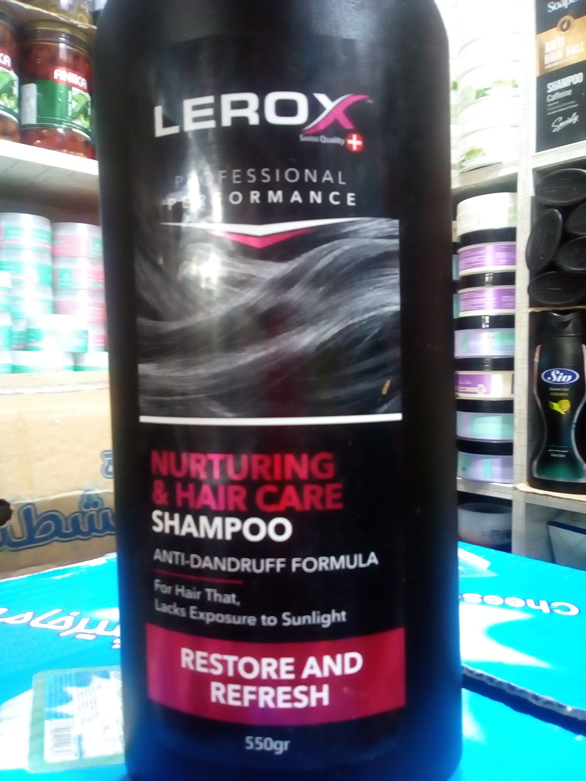 Buy Lerox Anti Dandruff Shampoo 550ML + 50g Extra – Iranian Organic Professional Hair Care | Nurturing & Refreshing Formula for Beauty Parlors, Working Women & Dry Scalp | Herbal, Anti-Itch, Hair Fall Control, Dandruff Removal, All Hair Types, Salon-