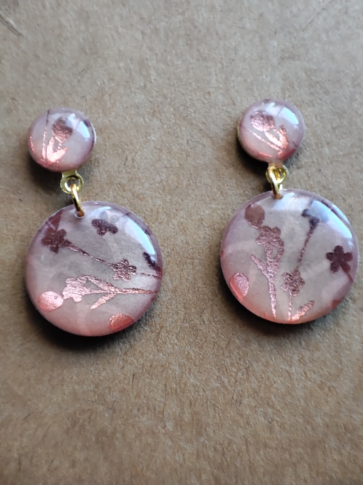 Boucles d'oreille doux printemps